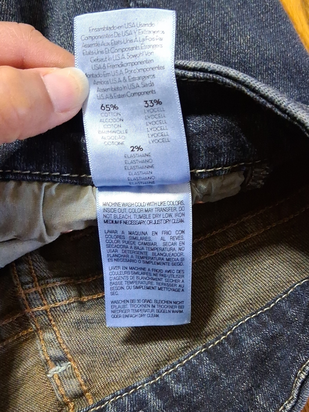 MOTHER JEANS Womens 25 BLUE  Denim DISTRESSED  Preowned LOOKER ANKLE FRAY - Picture 5 of 6